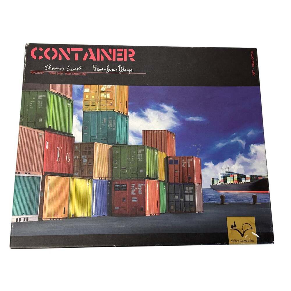 Container Board Game First Edition 2007 Valley Games Economic Strategy COMPLETE